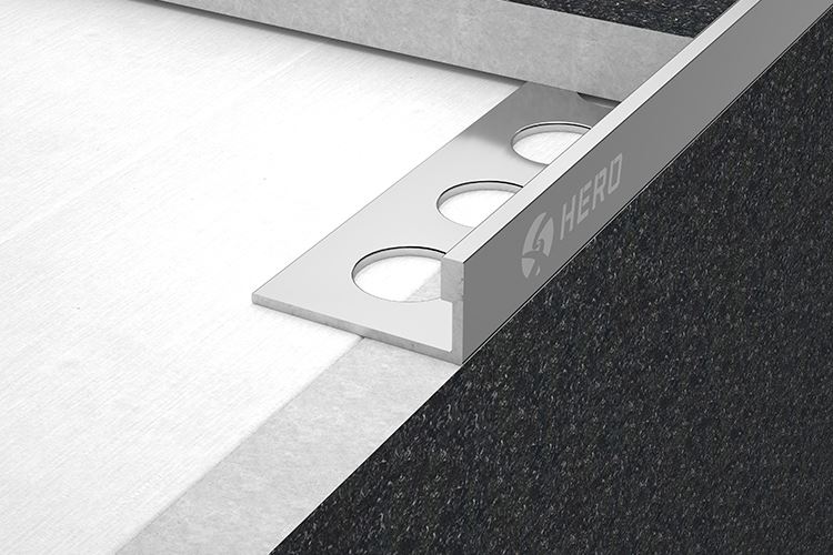 Stainless steel tile edge trim
