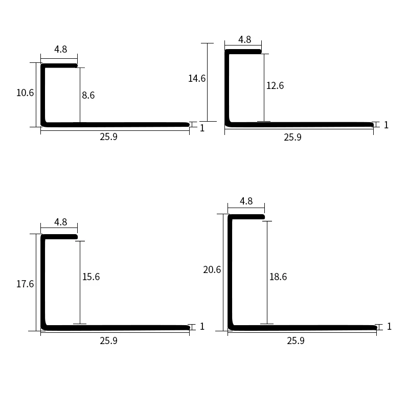 Floor Aluminum edging strips (1)