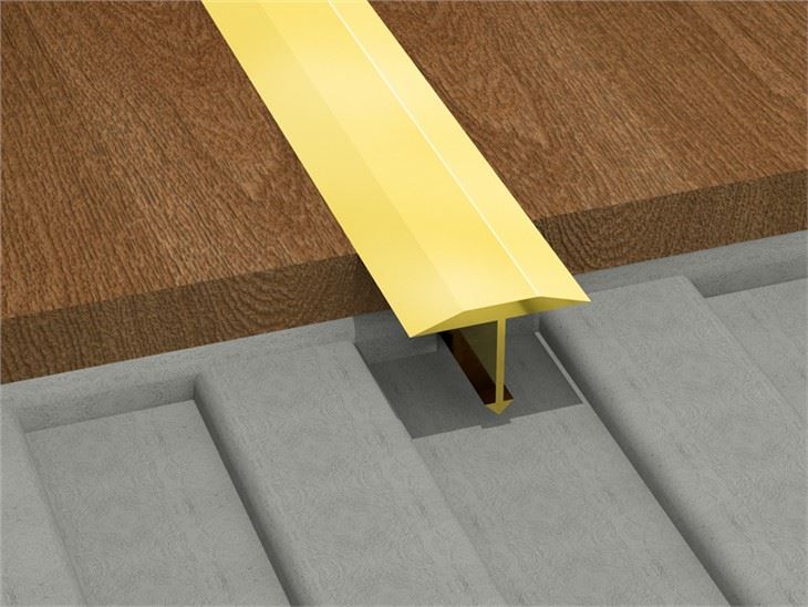 Aluminiowa listwa profilowa w kształcie litery T